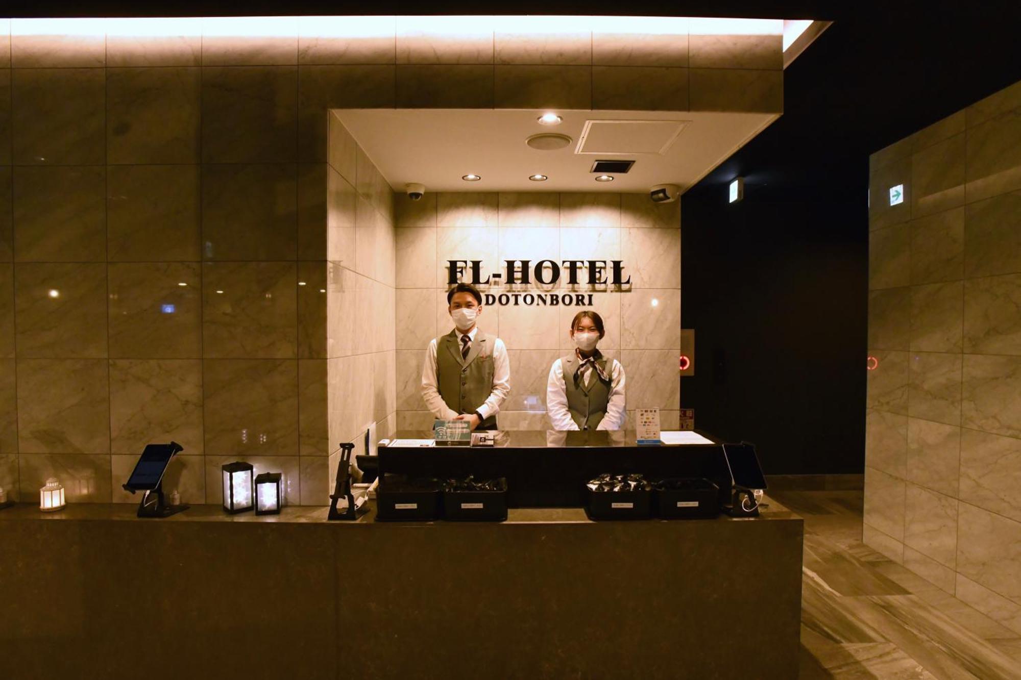 Fl Hotel Dotonbori Osaka Bagian luar foto
